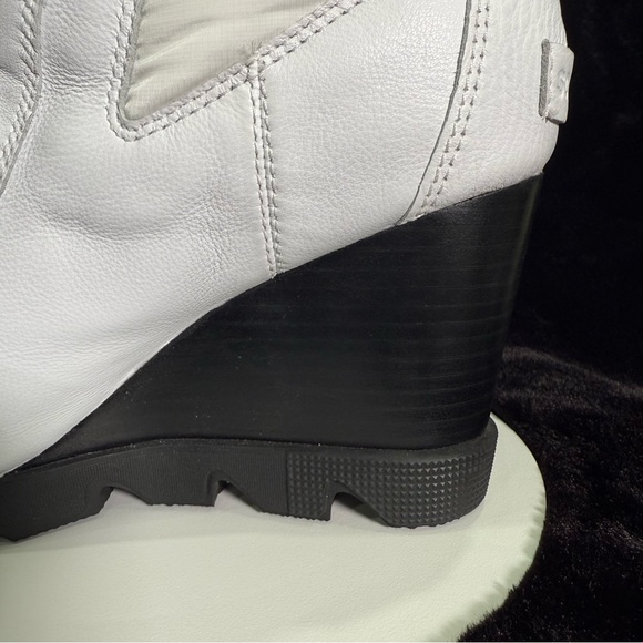 ❄️✨ Sorel Women’s Joan Uptown Mid Lace Boot – White – Size 8 - Picture 8 of 11